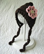 pixie hat chocolate pink